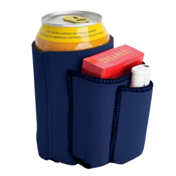 330ML Neoprene Can Cooler W/ Pocket