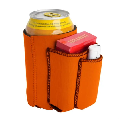 330ML Neoprene Can Cooler W/ Pocket