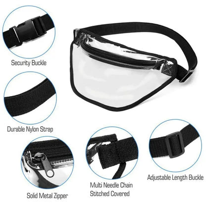 Composite Stadium Standard Transparent Waterproof Waist Pack