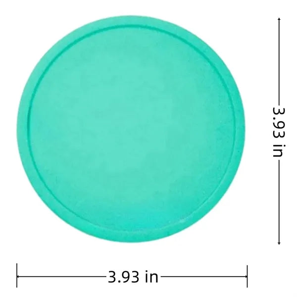 Multicolor Non Slip Heat Resistant Silicone Coaster Durable