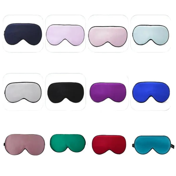 Double Sided Soft Silk Sleep Mask Eye Cover Rest Essential