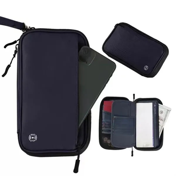 RFID Waterproof Passport Holder Secure Travel Organizer