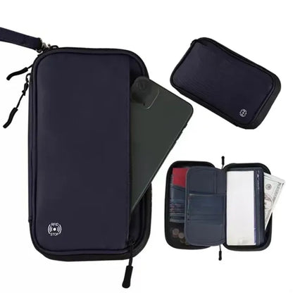 RFID Waterproof Passport Holder Secure Travel Organizer