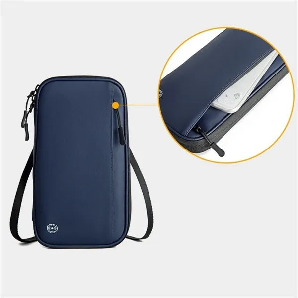 RFID Waterproof Passport Holder Secure Travel Organizer