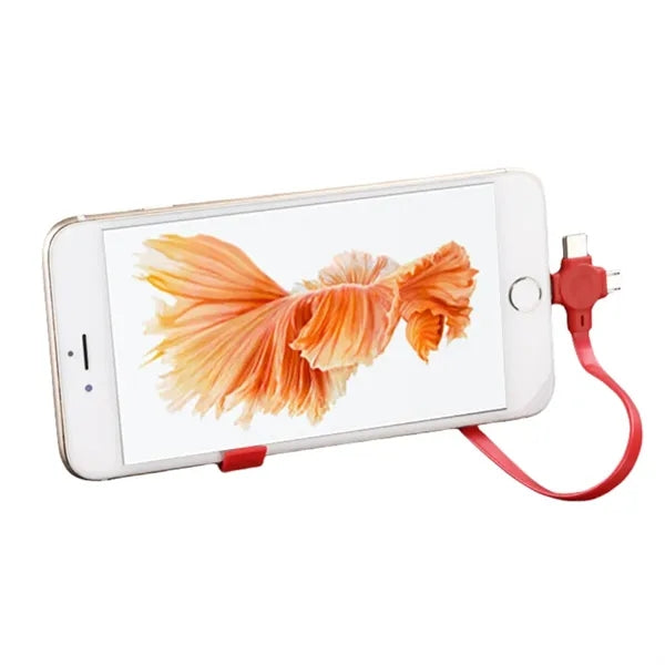 Cell Phone Holder 3 In 1 Retractable Data Cable