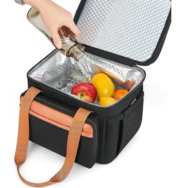 Large Insulated Cooler Bag with Dual Compartments
