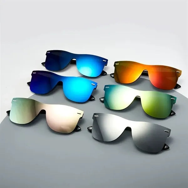 Luxury Trendy Mirrored Polarized Sunglasses
