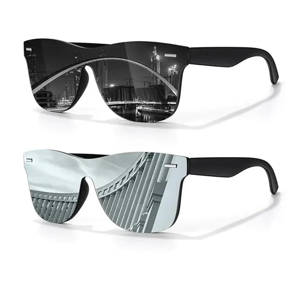 Luxury Trendy Mirrored Polarized Sunglasses