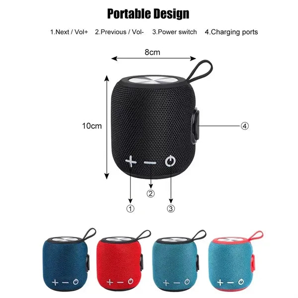 Portable Waterproof Wireless Bluetooth Speakers