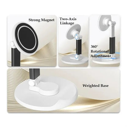 ABS MagSafe-Compatible 360 Rotating Phone Stand