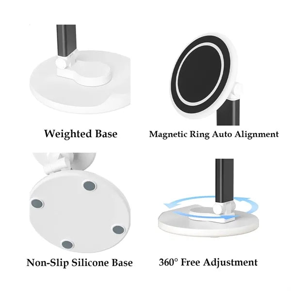 ABS MagSafe-Compatible 360 Rotating Phone Stand