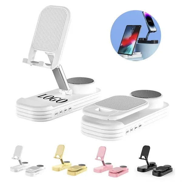 Foldable Bluetooth Speaker Phone Stand