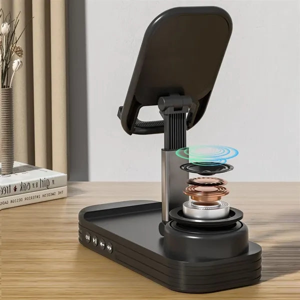Foldable Bluetooth Speaker Phone Stand