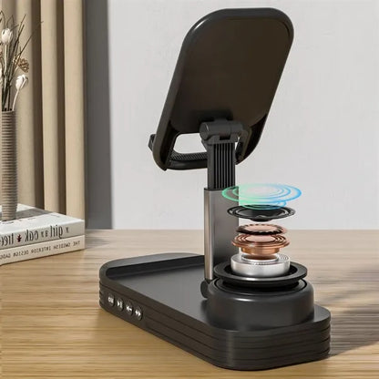 Foldable Bluetooth Speaker Phone Stand