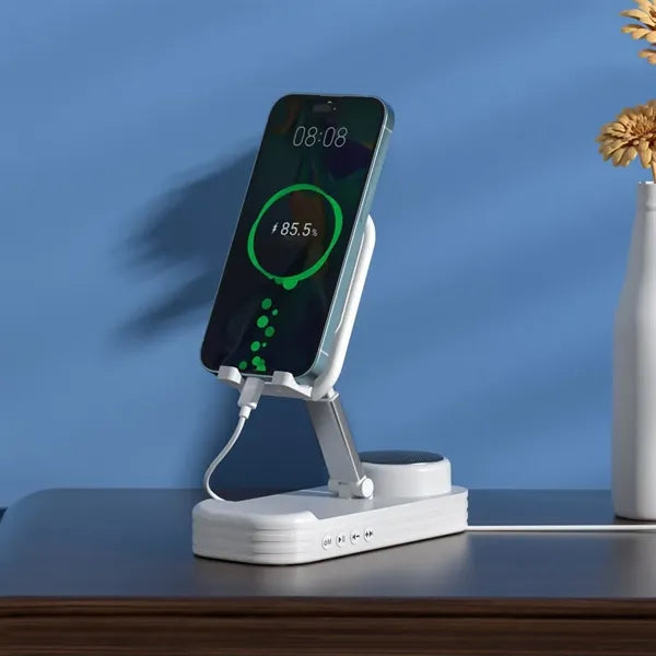 Foldable Bluetooth Speaker Phone Stand