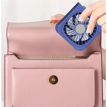 3-in-1 ABS Foldable Neck Mini Fan & Power Bank