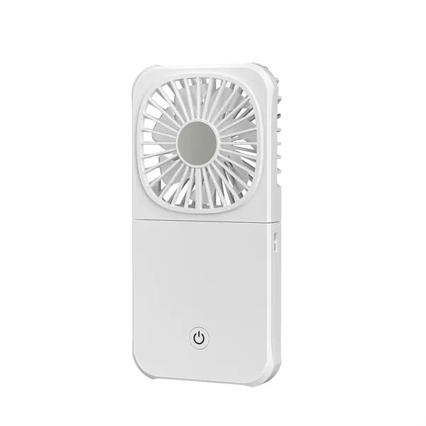3-in-1 ABS Foldable Neck Mini Fan & Power Bank