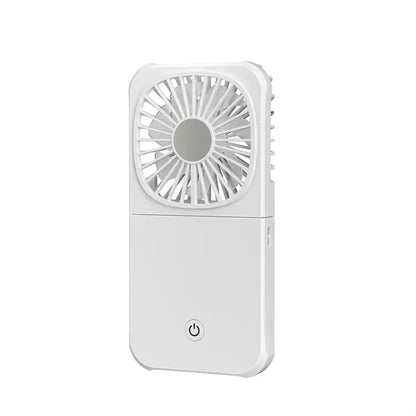 3-in-1 ABS Foldable Neck Mini Fan & Power Bank