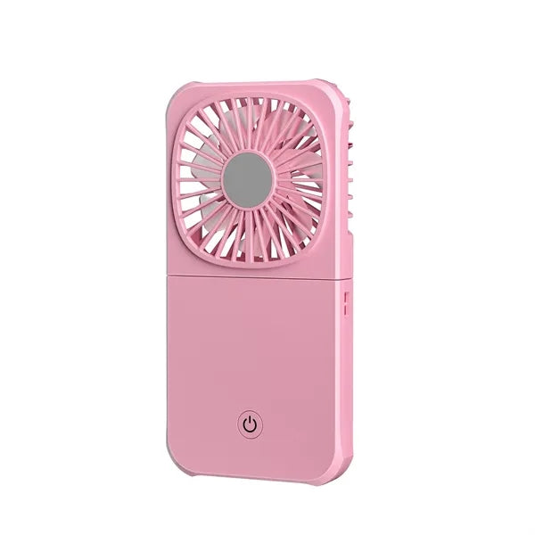 3-in-1 ABS Foldable Neck Mini Fan & Power Bank