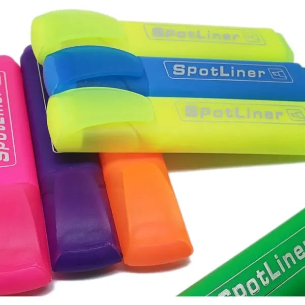 6 Pack Highlighters Assorted Colours Fluorescent Pens Marker