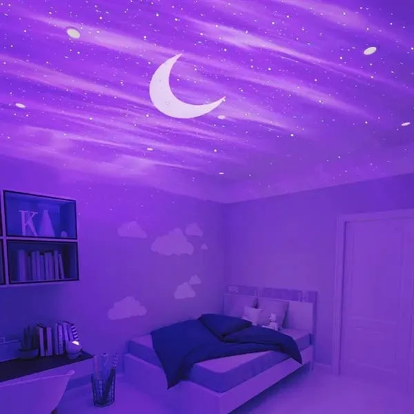 Northern Moon Lights Projector with Wireless Speaker
