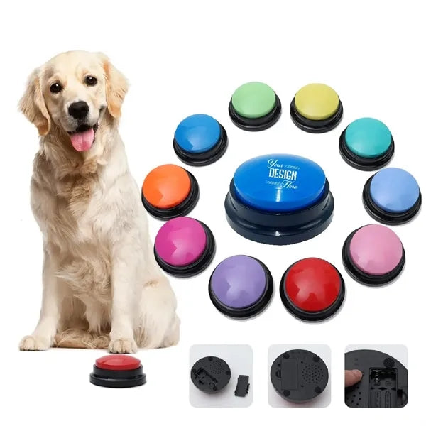 Pet Voice Recording Button Dog Vocals Training  Buzzer