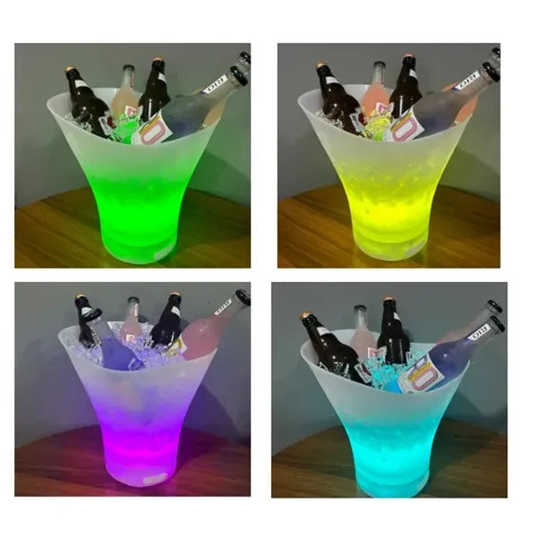 1 7/8 Gal Luminescent Ice Bucket With Wireless  Speaker