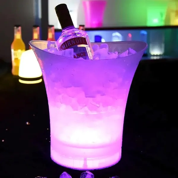 1 7/8 Gal Luminescent Ice Bucket With Wireless  Speaker