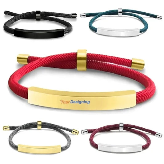 Adjustable hand- woven rope bracelets With Gift Case