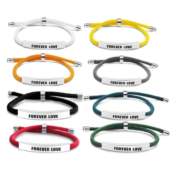 Adjustable hand- woven rope bracelets With Gift Case