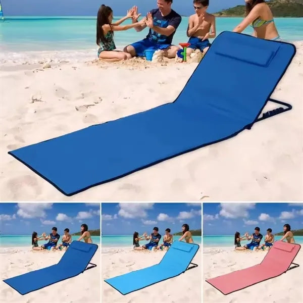 Adjustable Beach Chairs Outdoor Lounger Foldable Mats