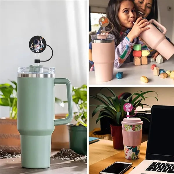 Recycled Silicone Straw Topper