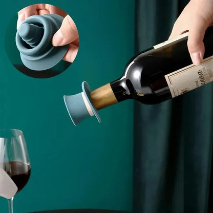 Silicone Champagne Stopper Hat Shape Bottle Sealer