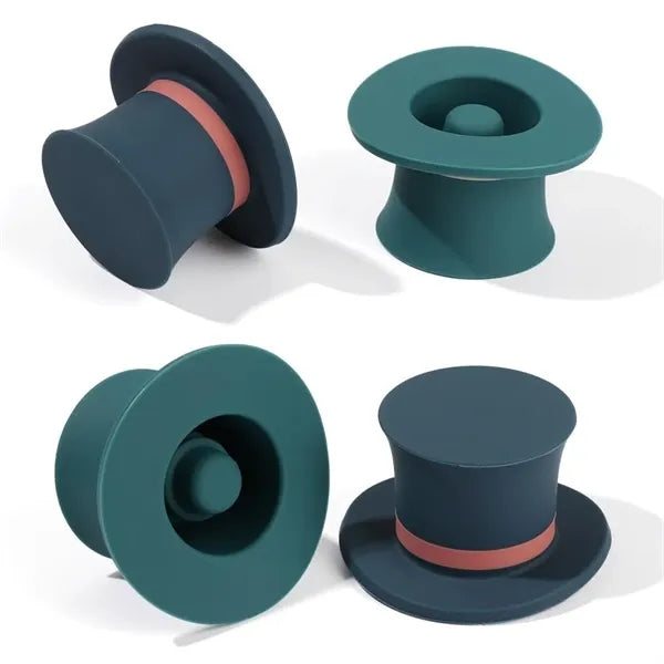 Silicone Champagne Stopper Hat Shape Bottle Sealer