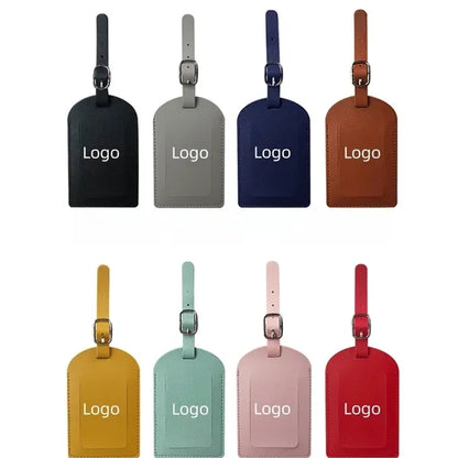Luggage Tags for Suitcases PU Leather Travel Bag