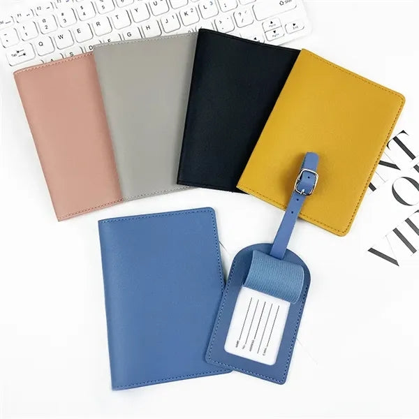 Luggage Tags for Suitcases PU Leather Travel Bag