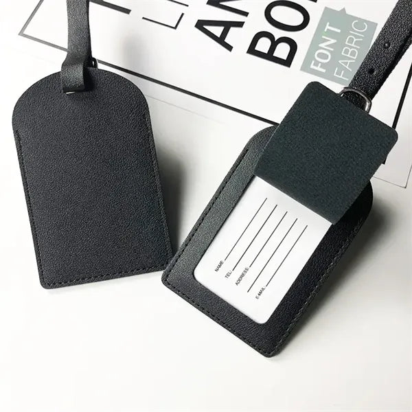 Luggage Tags for Suitcases PU Leather Travel Bag