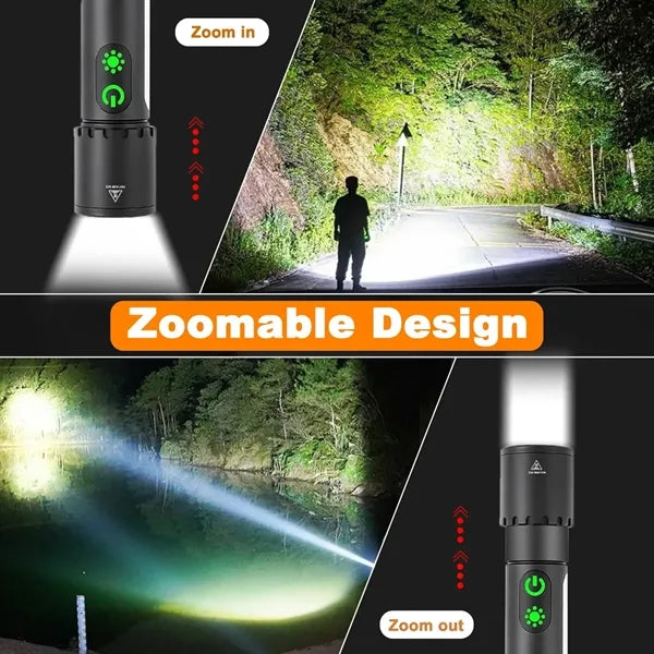 LED Tactical Flashlights with COB Sidelight