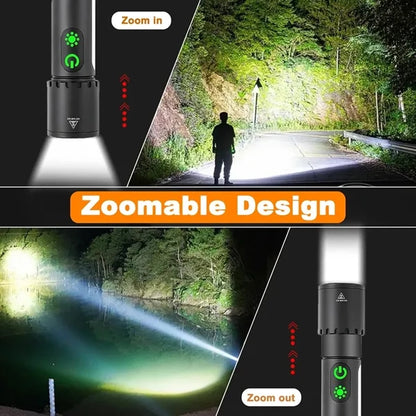 LED Tactical Flashlights with COB Sidelight