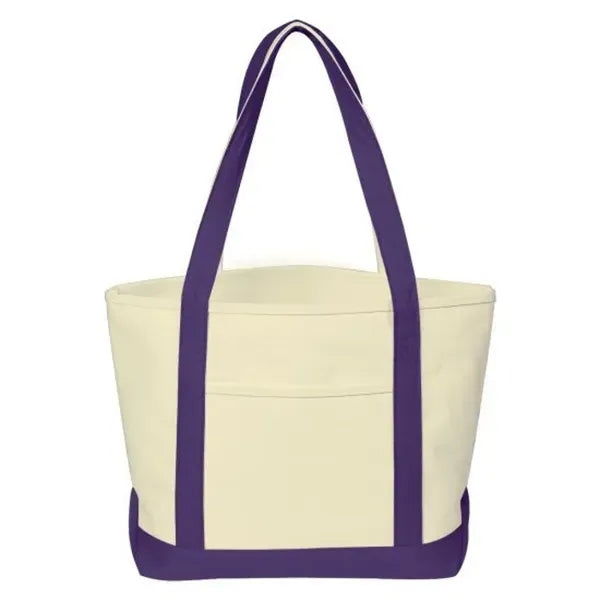 Full Color Medium Starboard  24 Oz.Cotton Canvas Tote Bag
