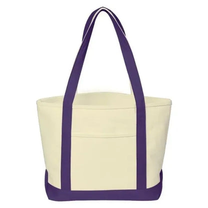 Full Color Medium Starboard  24 Oz.Cotton Canvas Tote Bag
