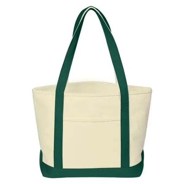 Full Color Medium Starboard  24 Oz.Cotton Canvas Tote Bag