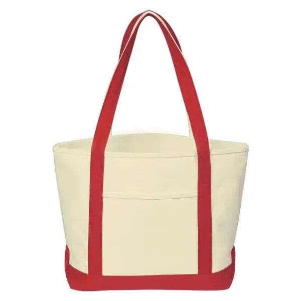 Full Color Medium Starboard  24 Oz.Cotton Canvas Tote Bag