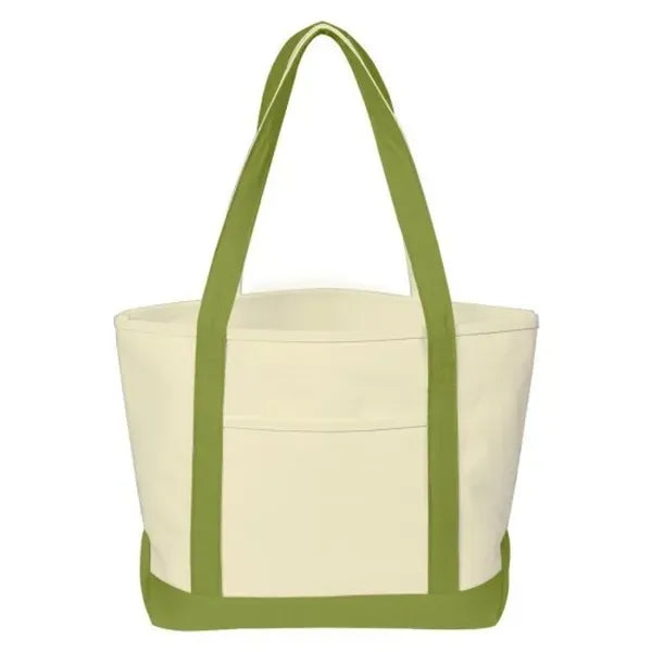 Full Color Medium Starboard  24 Oz.Cotton Canvas Tote Bag