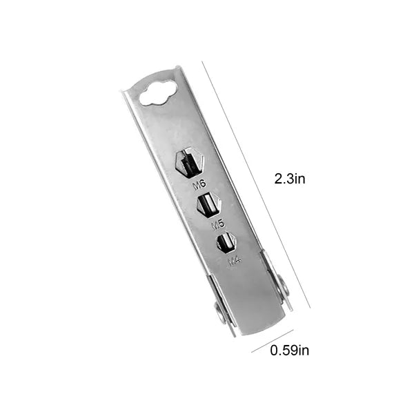 Multi-Function Edc Pocket Screwdriver Tool With Keychain