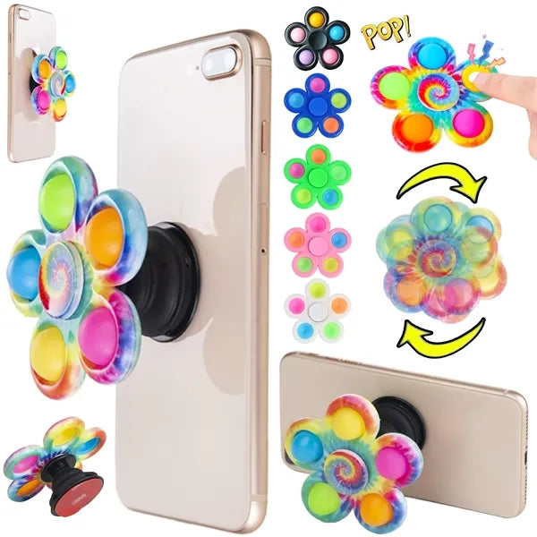 Custom Fidget Spinner Collapsible Phone Holder