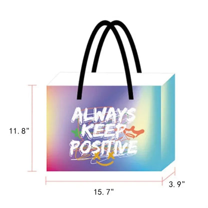 Waterproof PVC Laser Holographic Tote Bags