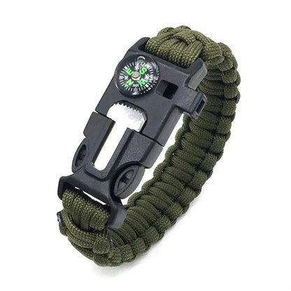 Outdoor Sport Tactical Survival Paracord Wristband
