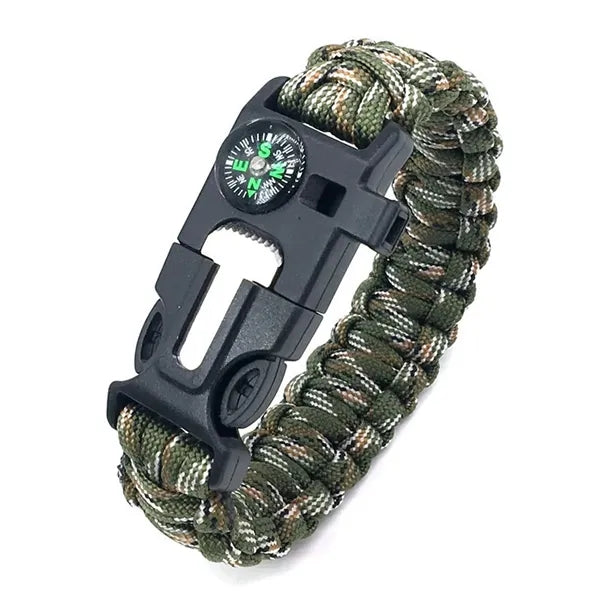 Outdoor Sport Tactical Survival Paracord Wristband