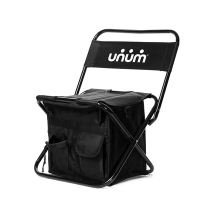 Folding Chair with 24 Can Cooler Bag & Pockets